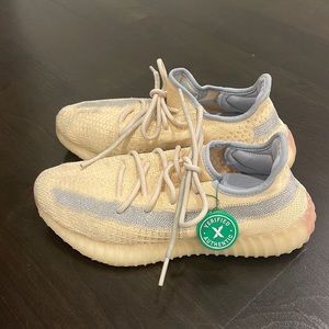 Yeezy Boost 350 V2 Linen (size 8) with verified Stock X tag